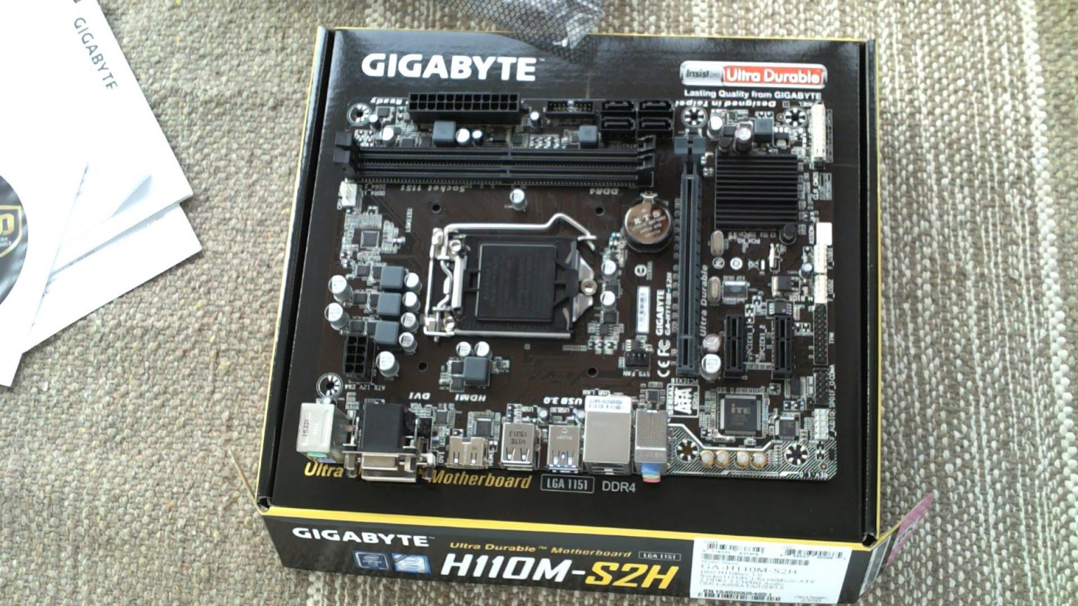 Материнская плата gigabyte h110