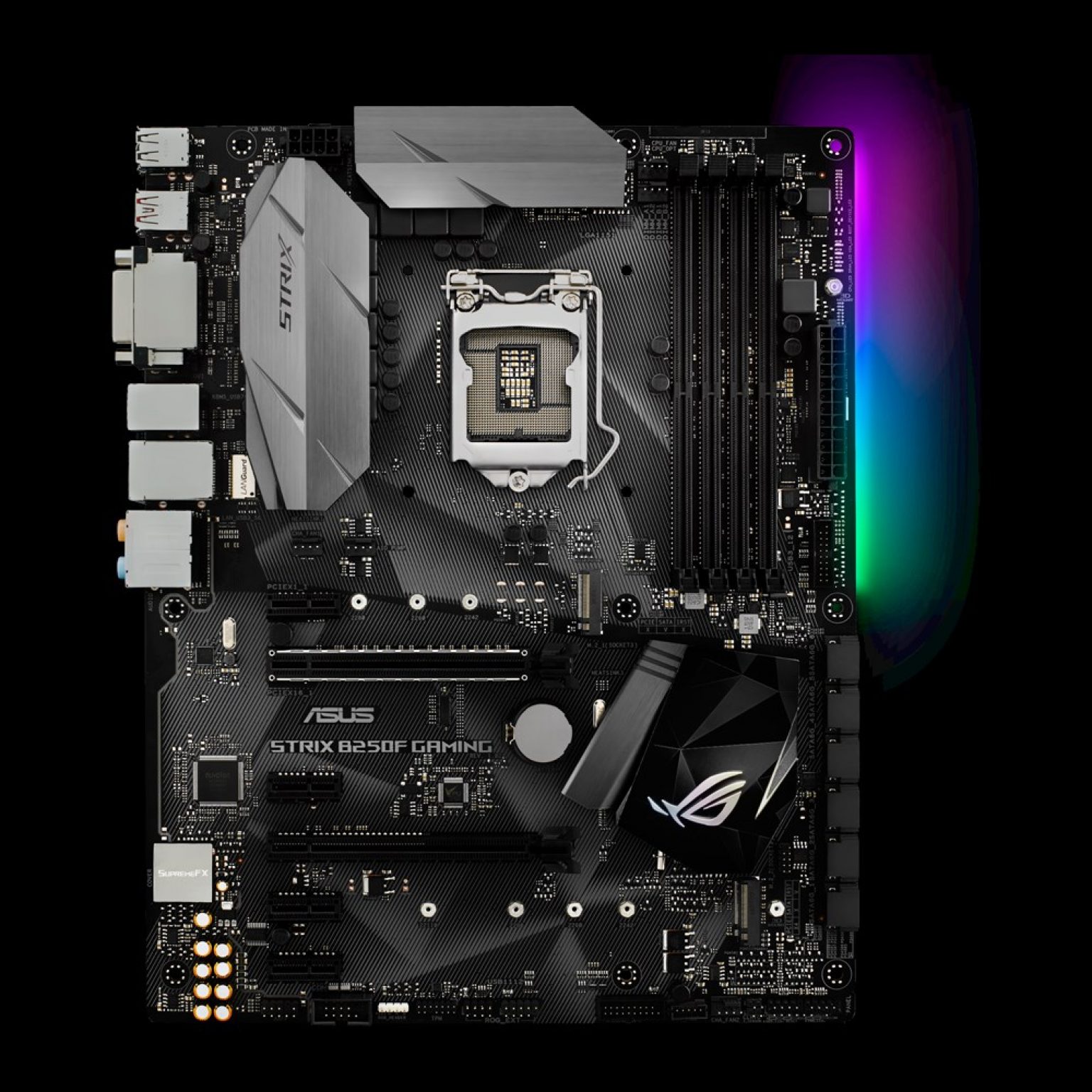 Asus strix b250f gaming какие процессоры поддерживает