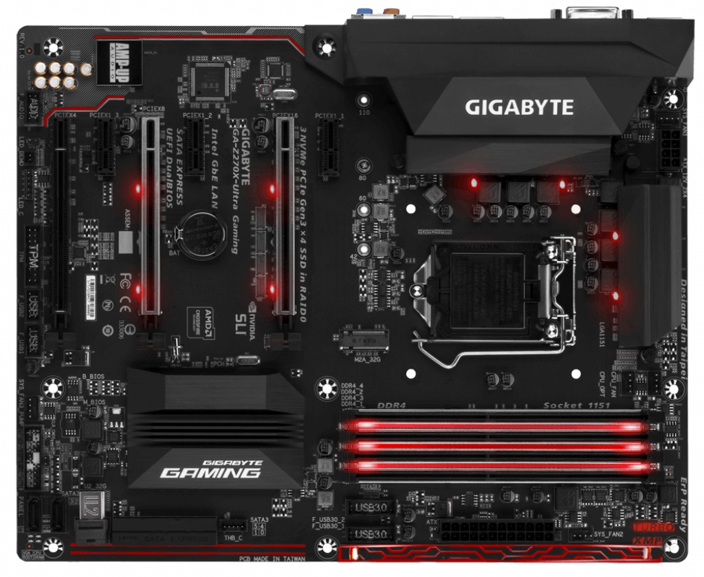 Gigabyte ga z270x ultra gaming обзор