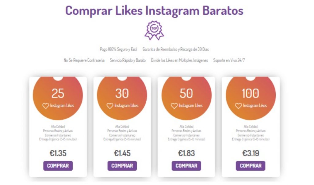 Mejor Sitios Para Comprar Likes Instagram En 2023