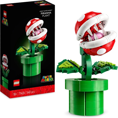 lego super mario planta pirana